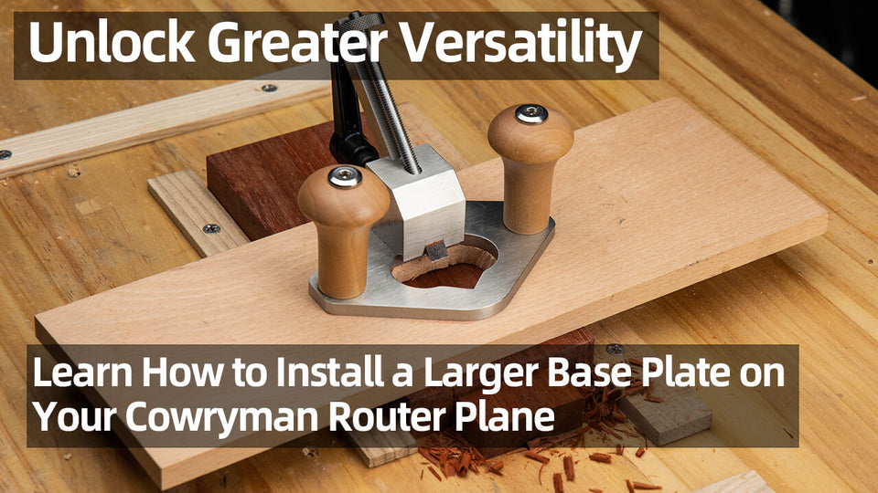 Unlock the Full Potential of Your Router Plane in Just 6 Easy Steps: The Quick & Easy Guide to Installing Larger Base Plates!